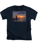 Goat Island Lighthouse Newport Rhode Island - Kids T-Shirt