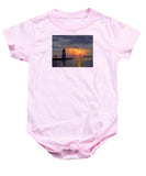 Goat Island Lighthouse Newport Rhode Island - Baby Onesie