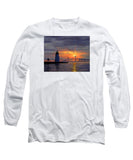 Goat Island Lighthouse Newport Rhode Island - Long Sleeve T-Shirt
