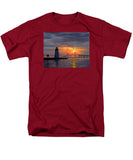 Goat Island Lighthouse Newport Rhode Island - Men's T-Shirt  (Regular Fit)