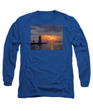Goat Island Lighthouse Newport Rhode Island - Long Sleeve T-Shirt