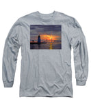 Goat Island Lighthouse Newport Rhode Island - Long Sleeve T-Shirt