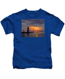 Goat Island Lighthouse Newport Rhode Island - Kids T-Shirt