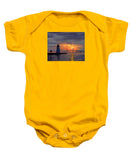 Goat Island Lighthouse Newport Rhode Island - Baby Onesie