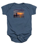Goat Island Lighthouse Newport Rhode Island - Baby Onesie