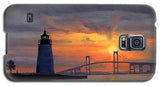Goat Island Lighthouse Newport Rhode Island - Phone Case