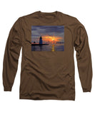 Goat Island Lighthouse Newport Rhode Island - Long Sleeve T-Shirt