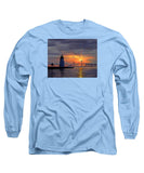 Goat Island Lighthouse Newport Rhode Island - Long Sleeve T-Shirt