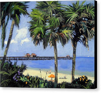 Naples Pier Naples Florida - Canvas Print