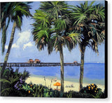 Naples Pier Naples Florida - Canvas Print