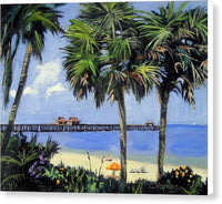 Naples Pier Naples Florida - Canvas Print
