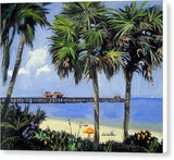 Naples Pier Naples Florida - Canvas Print