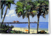 Naples Pier Naples Florida - Greeting Card