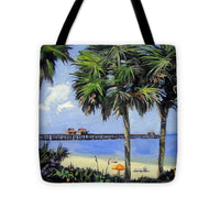 Naples Pier Naples Florida - Tote Bag