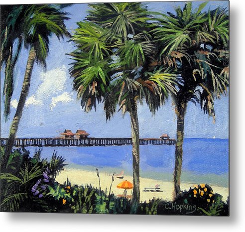 Naples Pier Naples Florida - Metal Print