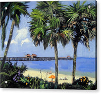 Naples Pier Naples Florida - Acrylic Print