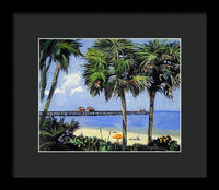 Naples Pier Naples Florida - Framed Print