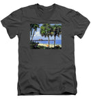 Naples Pier Naples Florida - Men's V-Neck T-Shirt