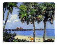 Naples Pier Naples Florida - Blanket