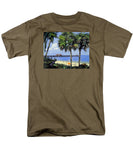 Naples Pier Naples Florida - Men's T-Shirt  (Regular Fit)