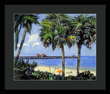 Naples Pier Naples Florida - Framed Print