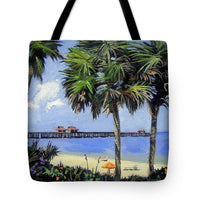 Naples Pier Naples Florida - Tote Bag