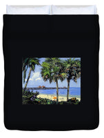 Naples Pier Naples Florida - Duvet Cover