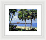 Naples Pier Naples Florida - Framed Print