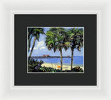 Naples Pier Naples Florida - Framed Print