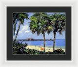 Naples Pier Naples Florida - Framed Print