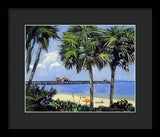 Naples Pier Naples Florida - Framed Print
