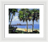 Naples Pier Naples Florida - Framed Print