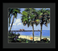 Naples Pier Naples Florida - Framed Print