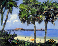 Naples Pier Naples Florida - Art Print