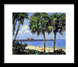 Naples Pier Naples Florida - Framed Print
