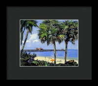 Naples Pier Naples Florida - Framed Print
