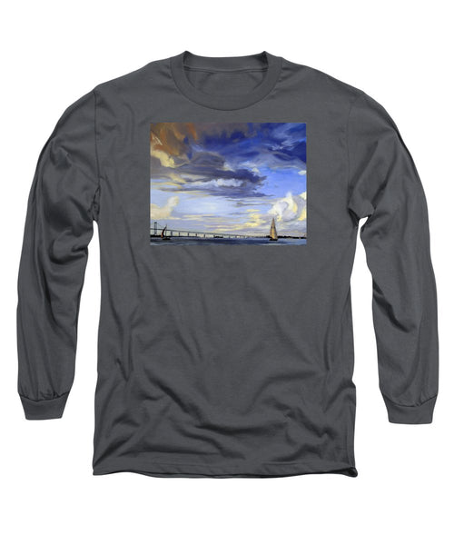 Newport Bridge Newport Rhode Island - Long Sleeve T-Shirt