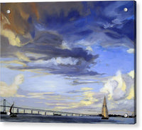 Newport Bridge Newport Rhode Island - Acrylic Print