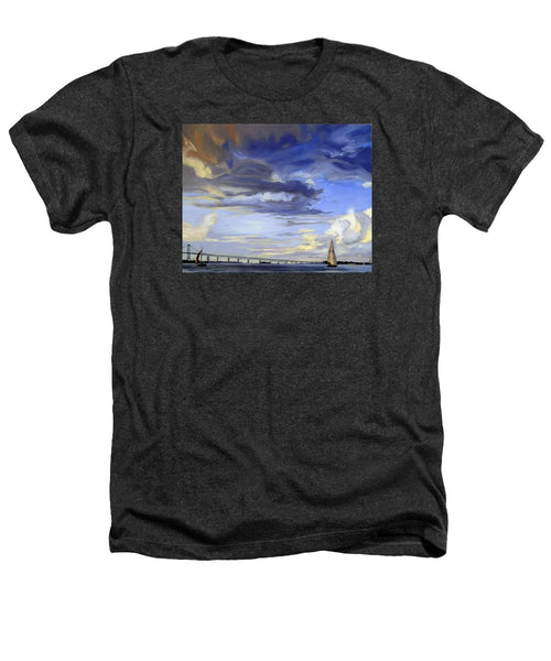 Newport Bridge Newport Rhode Island - Heathers T-Shirt