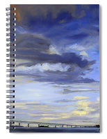 Newport Bridge Newport Rhode Island - Spiral Notebook