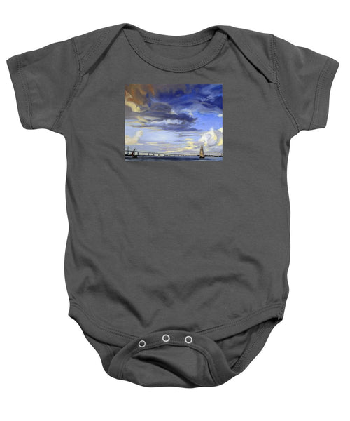 Newport Bridge Newport Rhode Island - Baby Onesie