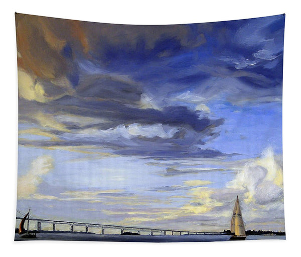 Newport Bridge Newport Rhode Island - Tapestry