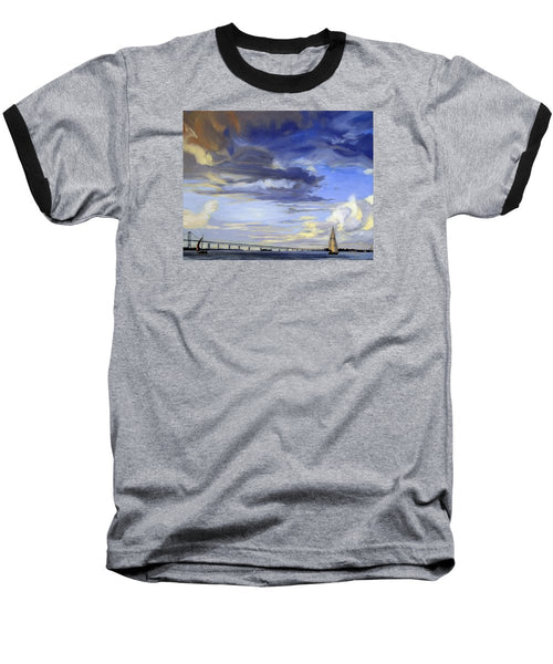 Newport Bridge Newport Rhode Island - Baseball T-Shirt