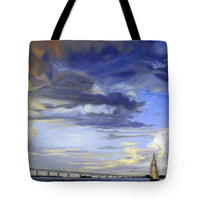 Newport Bridge Newport Rhode Island - Tote Bag