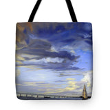 Newport Bridge Newport Rhode Island - Tote Bag
