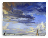 Newport Bridge Newport Rhode Island - Blanket