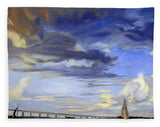 Newport Bridge Newport Rhode Island - Blanket