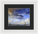 Newport Bridge Newport Rhode Island - Framed Print