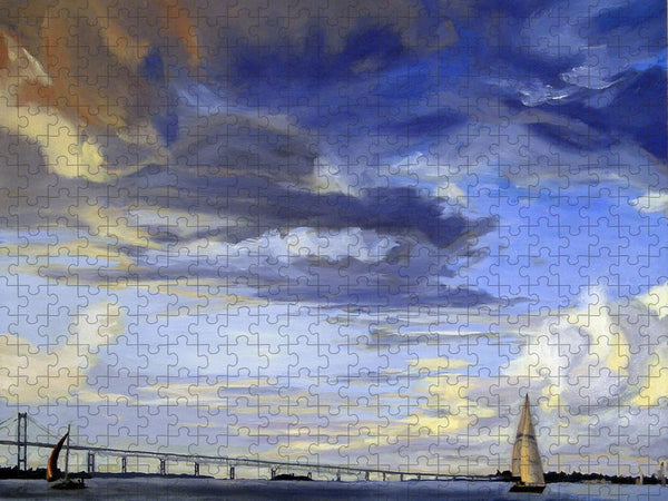 Newport Bridge Newport Rhode Island - Puzzle