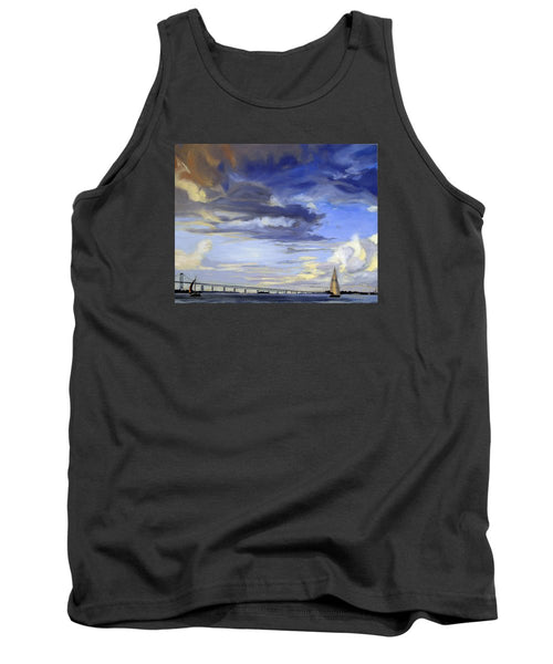 Newport Bridge Newport Rhode Island - Tank Top